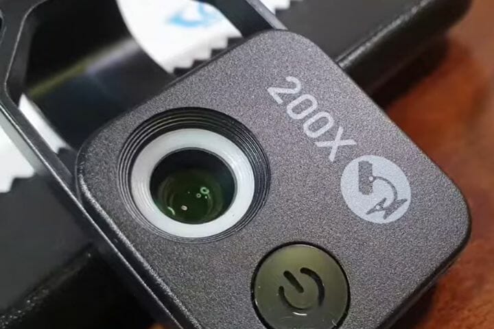 Apexel 200x Mobile LED Microscope Lens (Black)