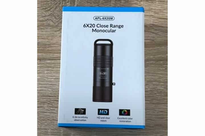 Apexel 6X HD Close Focus Monocular Telescope