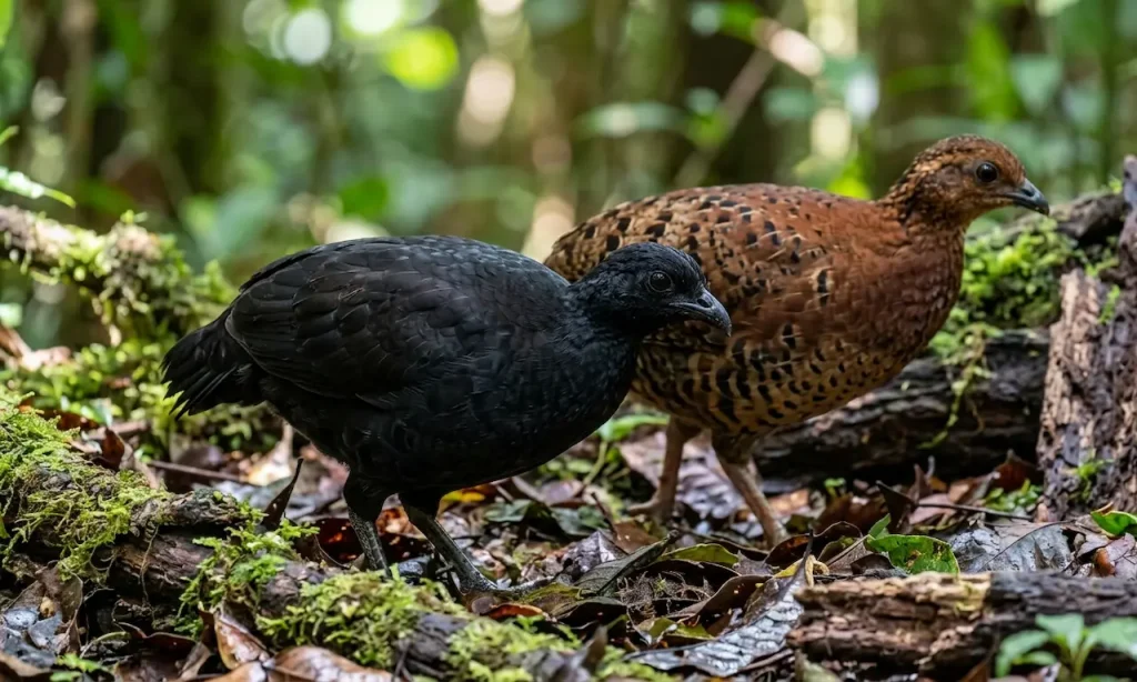 Black Wood-partridges