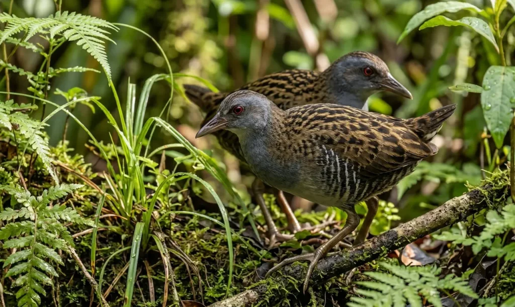 Great O'ahu Crakes (Porzana ralphorum)
