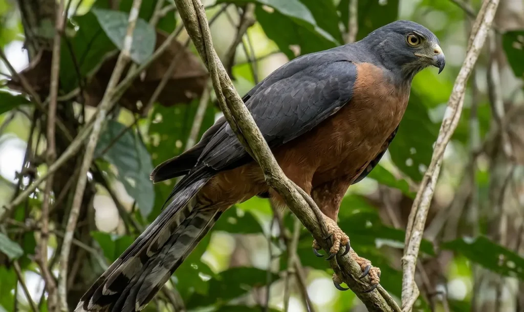 Long-tailed Hawks (Urotriorchis macrourus)