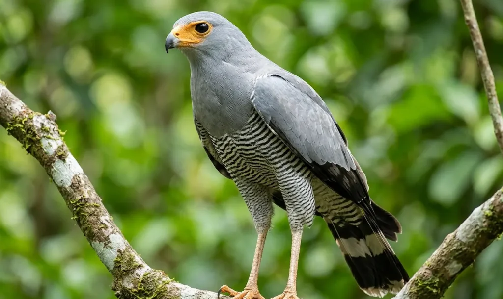 Madagascar Harrier Hawks (Polyboroides radiatus)