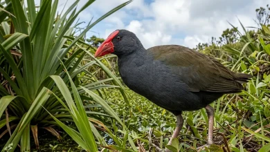 Saint Helena Swamphen (Aphanocrex podarces)