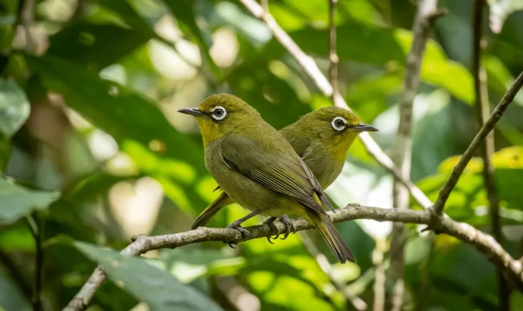 São Tomé White-eye (Zosterops ficedulinus)