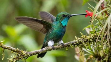 Turquoise-throated Pufflegs