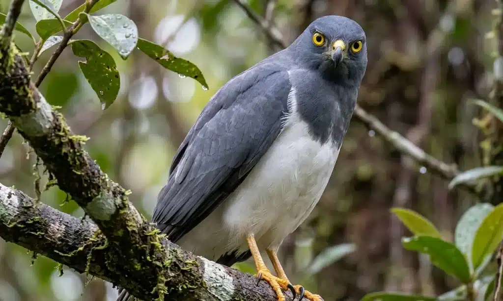 White-bellied Goshawks (Accipiter haplochrous)
