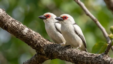 Zambian Barbets (Lybius chaplini)